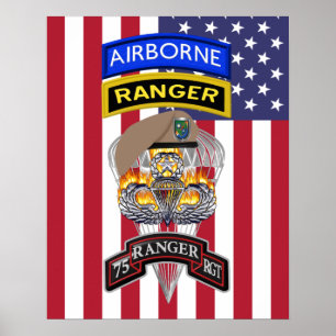 Poster 75th Ranger Regiment “Sua Sponte”