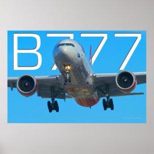 POSTER 777 AERONAVE