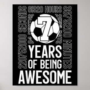 Poster 7 Anos Sendo um Futebol Incrível 7º Aniversário _2