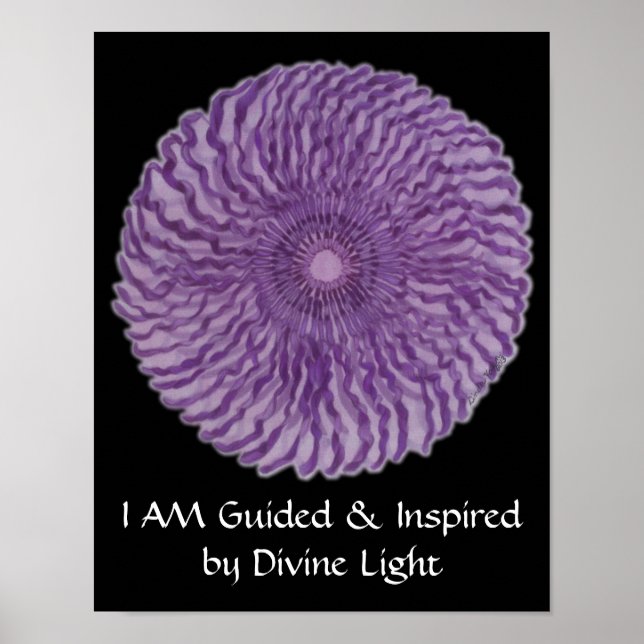 Poster 7 Chakra Art nº 2 - Conexão divina (Frente)