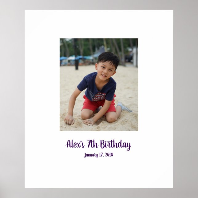 Poster 7 de 7º aniversário - Sinal de Festa - Conselho 7 (Frente)