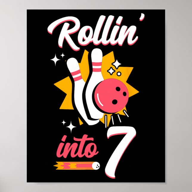Poster 7 Engraçada, Aniversário, Rollin, 7 (Frente)