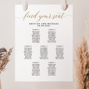 Poster 7 Mesa Encontre seu gráfico de assentos