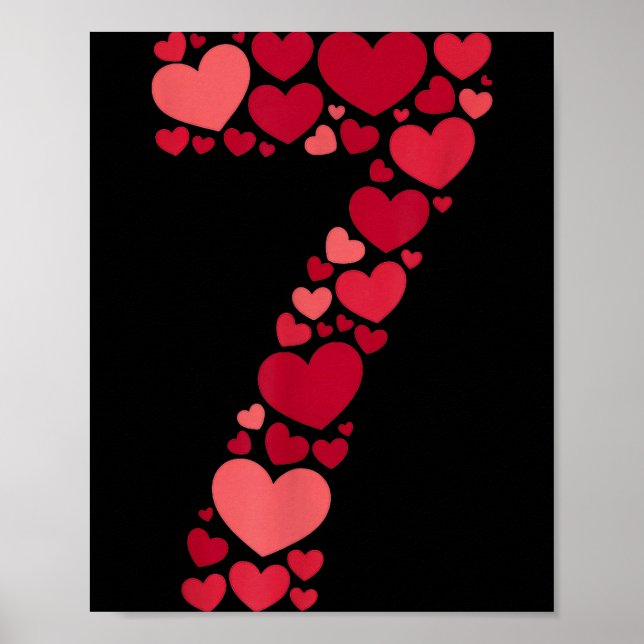 Poster 7 Romantic 67 Heart Pattern Valentine Love Trend 6 (Frente)