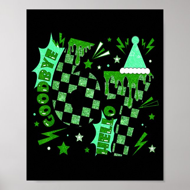 Poster 7 Year Old Birthday Goodbye 6 Hello 7 67 Meme Six  (Frente)