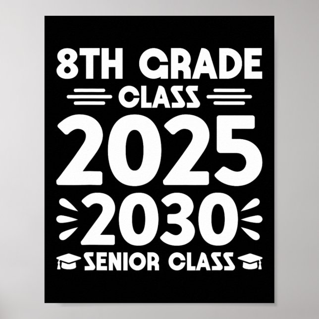 Poster 8ª Série Cl De 2025 Futuro Senior Cl De 2030 (Frente)