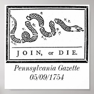 Poster 800px-Joinordie (800 x 554), Pensilvânia Gazet…