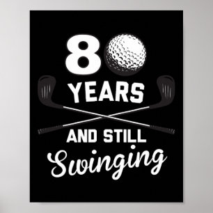 Poster 80 Anos E Ainda Nascendo 80 Aniversário Engraçado