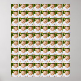 Poster 80 Colagem de Fotos Personalizada