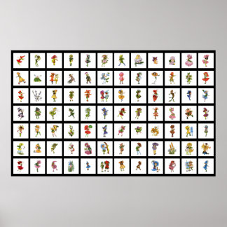 Poster 84 Crianças com Flor