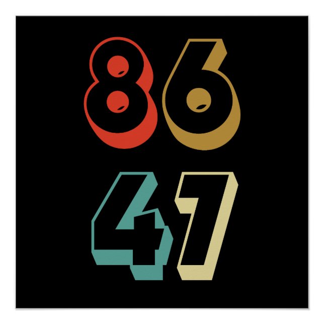 Pôster 8647 Anti-Trump (Frente)