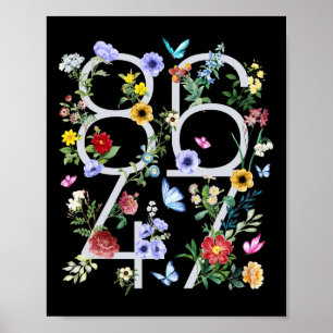 Poster 8647 Floral Boho Anti Trump Sutil