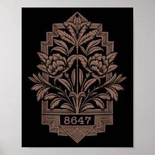 Poster 8647 Sutil Anti Trump 86 47 Estilo Floral Boho _2