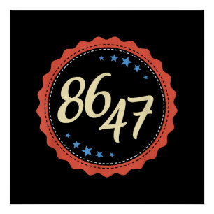 Pôster 86 47 Anti Trump Engraçado