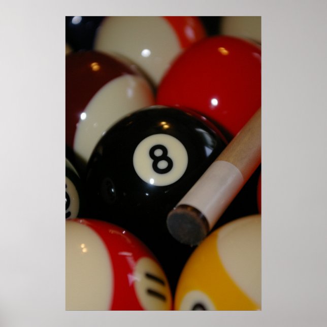 Pôster 8 ball (Frente)