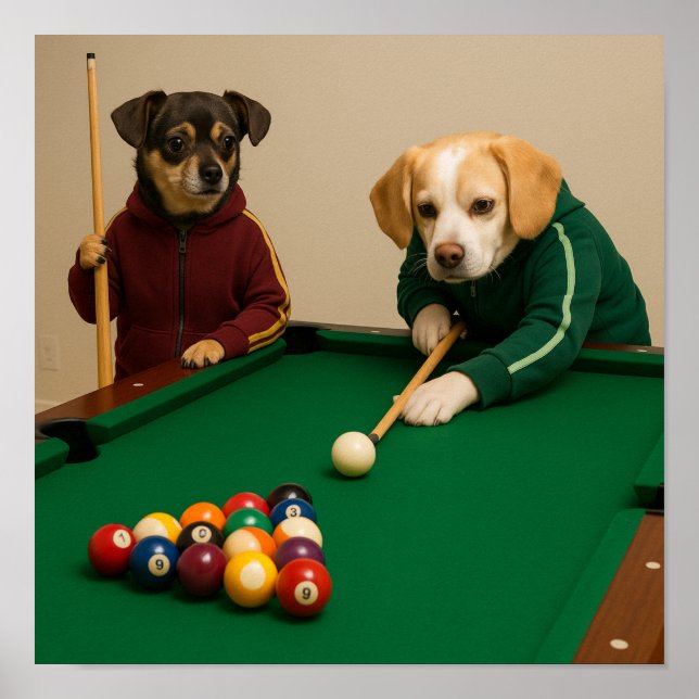 Poster "8-Ball Break" (Frente)