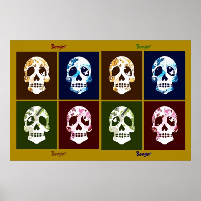 Poster - 8 Caveira (Frente)