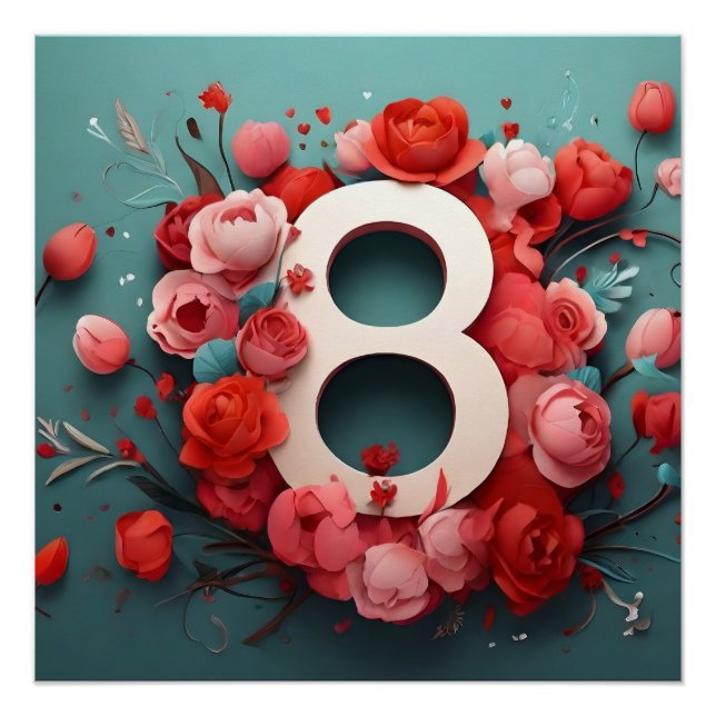 Pôster 8 de design de março (Frente)