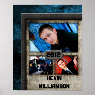 Pôster 8"x10" 4 Slot SENIOR Collage Montage Wrot Iron