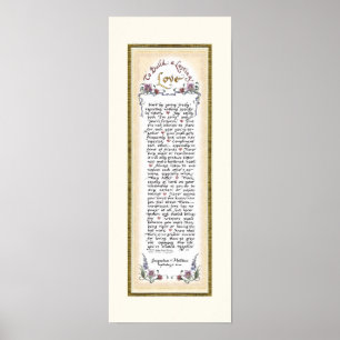 Pôster 8 x 20 para construir uma folha Dourada de creme d