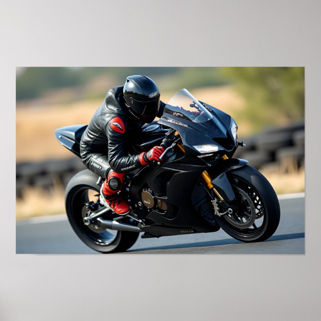 Poster 8K MotoGP Elite: High-Velocity Superbike Digital A (Frente)