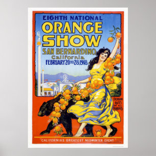Pôster 8o Mostra alaranjada nacional 1918