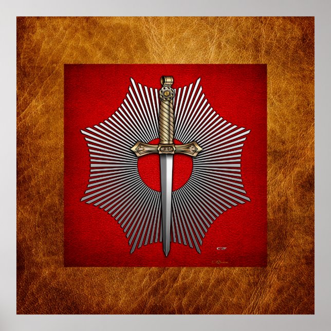 Pôster 9º Grau: Mestre do Templo (Frente)