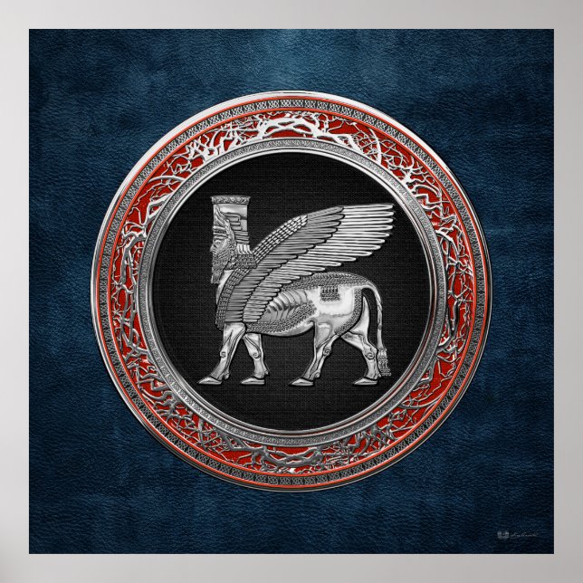 Poster [900] Touro Assírio - Silver Lamaçu (Frente)