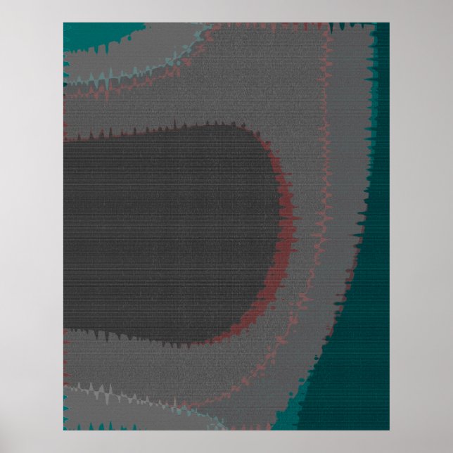 Poster 906 O Mundo É Abstrato (Frente)