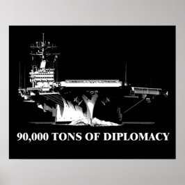 Poster 90.000 Toneladas de Diplomacia: Navegando Global