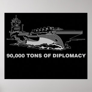 Poster 90.000 Toneladas de Diplomacia: Navegando Relati G