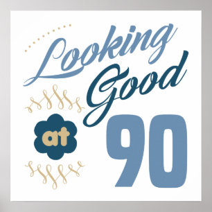 Poster 90 Birthday Está Bem