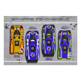 Pôster 917 Hippie Design