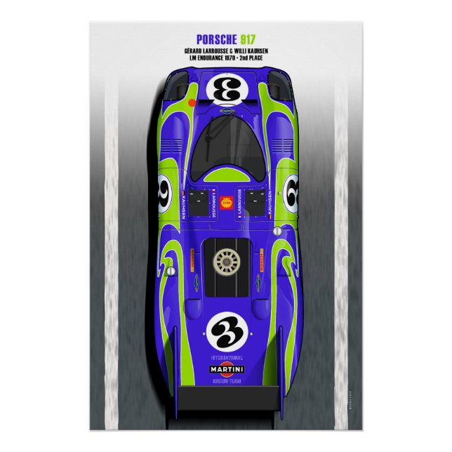 Pôster 917 Larrousse - Kauhsen LM 1970 (Frente)