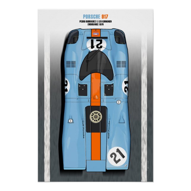 Pôster 917 Rodriguez - Kinnunen LM 1970 (Frente)