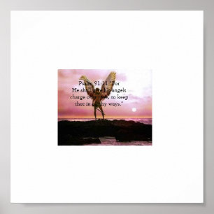 Pôster 91:11 do salmo…