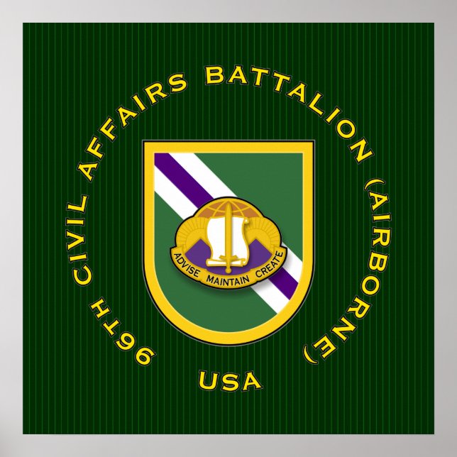 Pôster 96.o CA Bn - Avião (Frente)