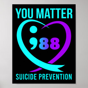 Poster 988 Sensibilização para a Prevenção do Suicídio