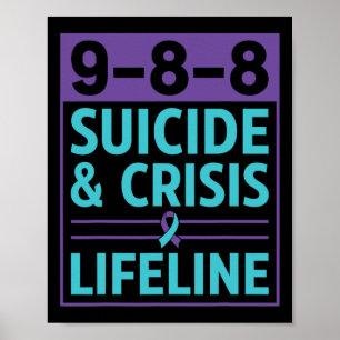Poster 988 Suicídio E Prevenção De Crises