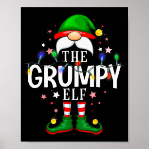Poster 99 Combinando PJs de Família de Elfo de Natal - O