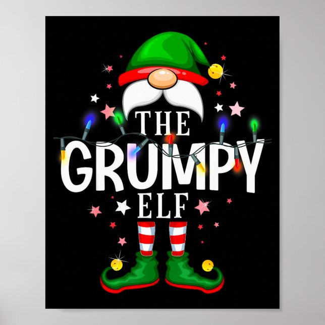 Poster 99 Matching Christmas Elf Family Pjs - The Mpy Elf (Frente)