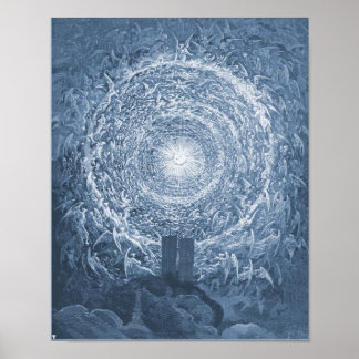 Pôster 9.11 Torres Gêmeas Rosa Branca de Dore