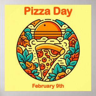Poster 9 de fevereiro - Dia da Pizza