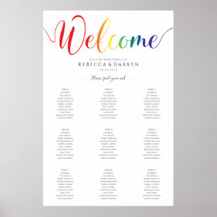Poster 9 Gráfico de Casamento de Casamento Orgulho gay Ar