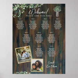 Poster 9 Mesa Rústica Madeira Gypsophila FOTO SENDO ENCAI