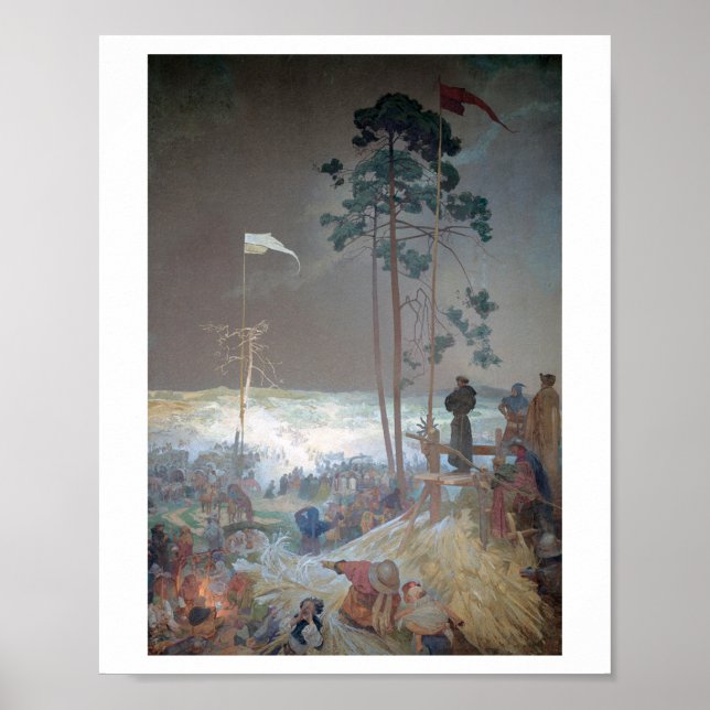 Poster #9 Reunião em Krizky, Mucha (Frente)