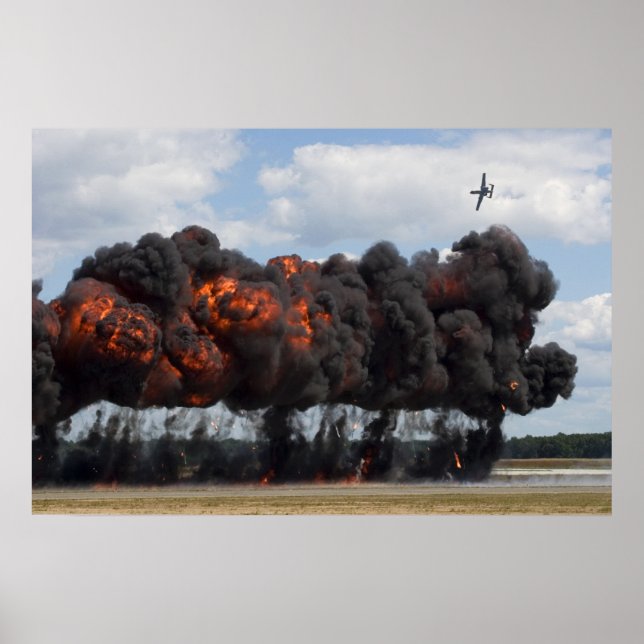 Pôster A10 Ataque no solo (Frente)