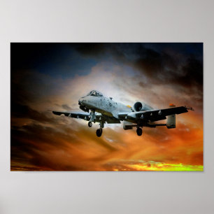 Pôster A10 Thunderbolt II