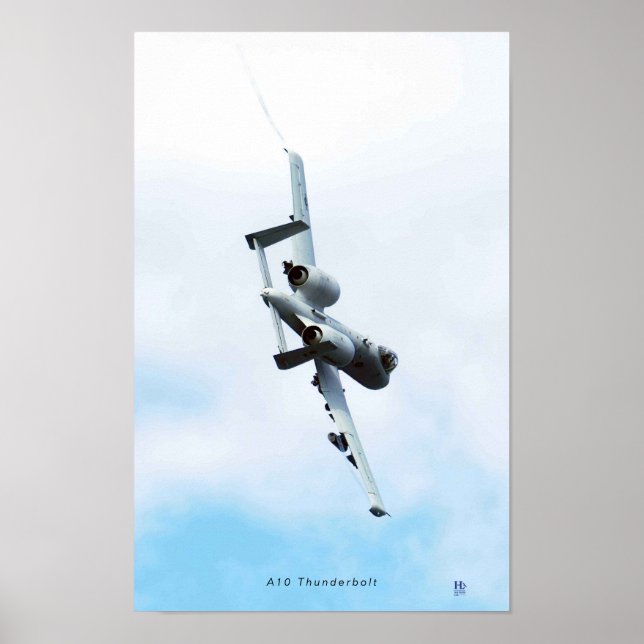 Poster A10 Thunderbolt Warthog (Frente)
