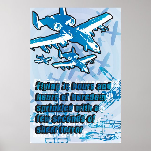 Pôster A10 Warthog (Frente)